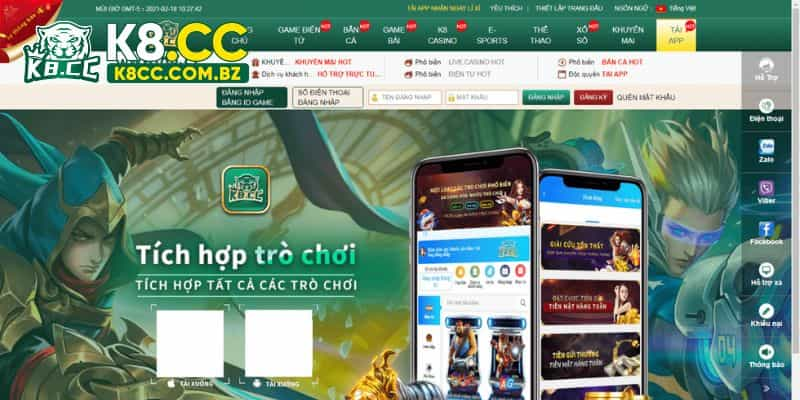 Hướng dẫn tải app K8CC - Trải nghiệm nhà cái đổi thưởng hàng đầu